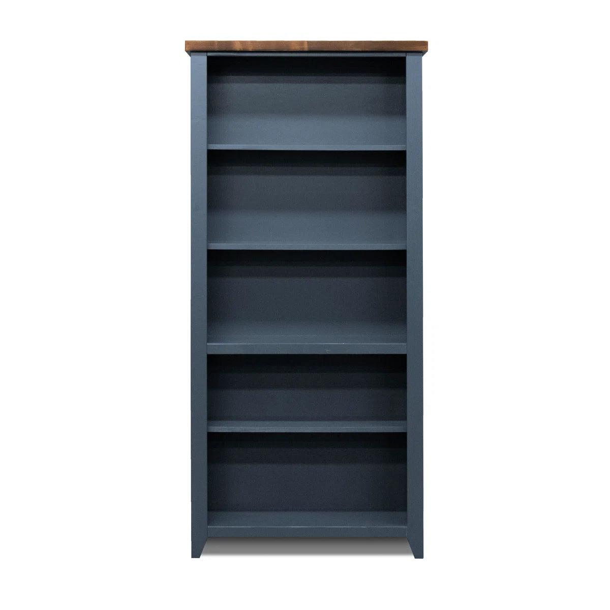 Brixham 72 inch, 5 Shelf Bookcase, No Assembly Required, Two-Tone Finish