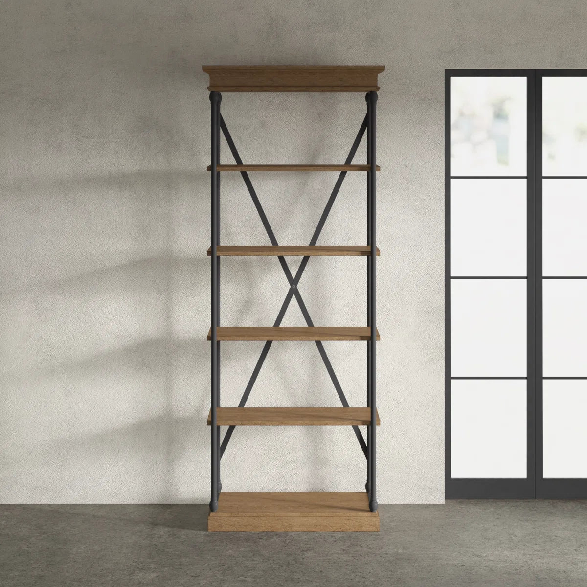 Kyler Etagere Bookcase